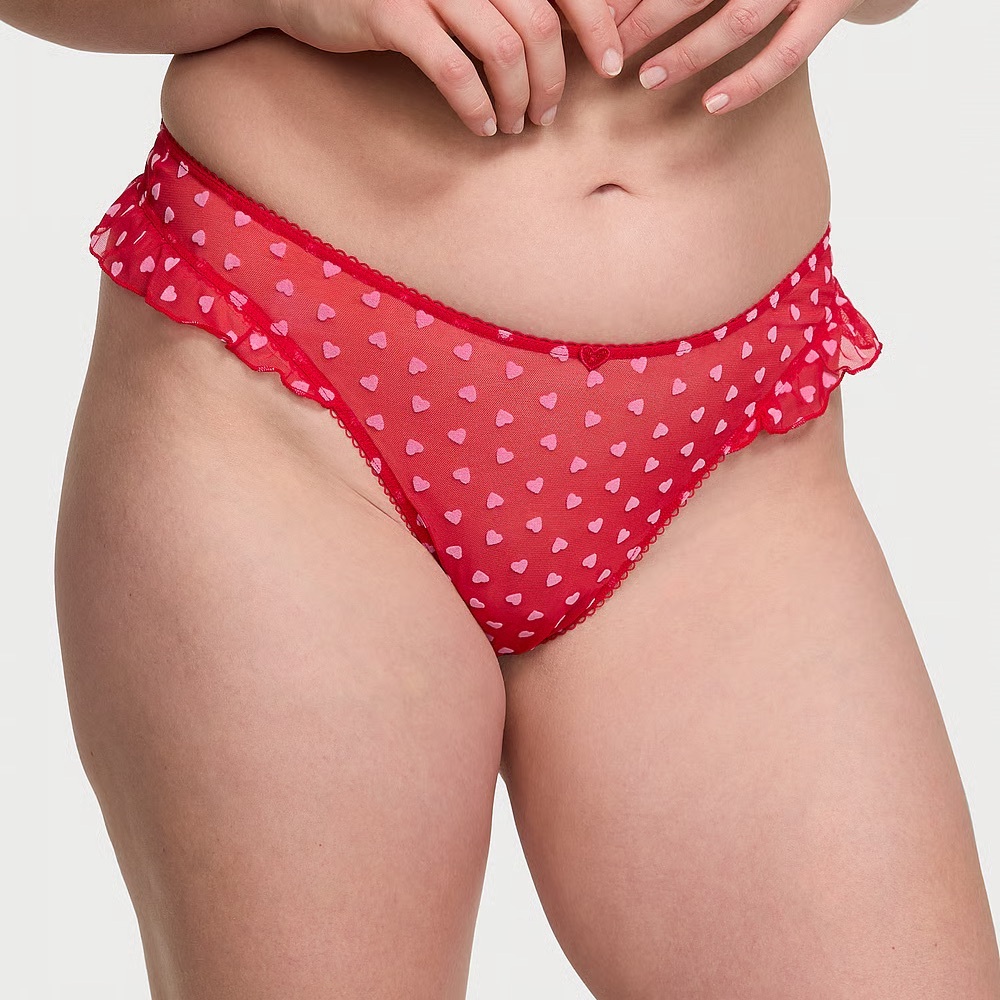 NWT Victoria’s Secret Tease High-Leg Scoop Thong Panty